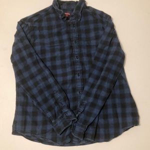 Blue/black flannel